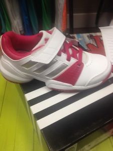Adidas Kids Court El C, Girls, Tennis Shoe, B24116, Pink, Many Sizes