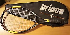 Prince P3 Triple Threat Graphite Extreme Oversize Tennis Racquet 110 TC77A