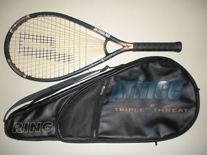 PRINCE TT TRIPLE THREAT RING OS 125 TENNIS RACQUET  4 1/2   28