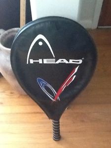 HEAD TI EVOLUTION GRAPHITE RACQUET SUPERSIZE 4 3/8 GRIP W/ ORIGINAL COVER IN EC