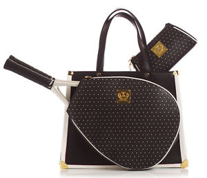 Court Couture Karisa Perforated Black Pebble (Display Unit)