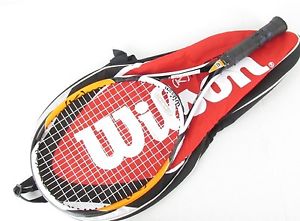 Wilson K Factor Zen Team 103 4 1/2 grip Tennis Racquet with Bag