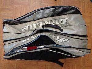 Dunlop Aerogel 12 Pack Tennis Bag Fits up to 12 rackets Bag shoulder straps