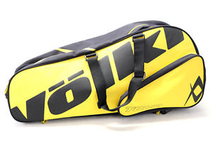 Volkl 9pack tennis multi racquet bag carry case Yellow×Black USED