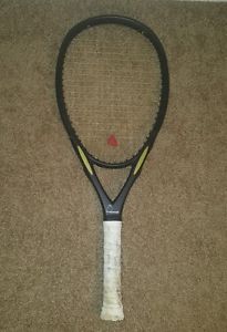 Head Tennis Racquet Racket i.S12  Sz 4 3/8 Intelligence Intellifiber Black EUC