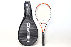 HEAD microgel Radical Mid Plus 4 3/8 Orange Tennis Racket Racquet (w/soft case)