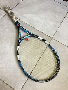 Babolat Pure Drive Woofer Tennis Racquet Grip 4 1/2 Good Condition