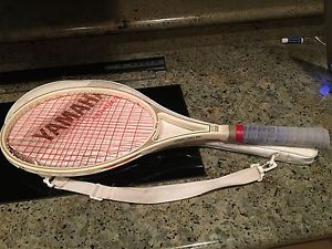 YAMAHA CERAMIC SERIES WHITE GOLD 100 TENNIS RACKET WITH COVER