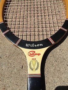 WILSON CHAMP VINTAGE TENNIS RACKET RACQUET, 2 Rackets With Covers Excellent!!