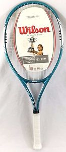 Wilson Triumph Tennis Racquet 4 1/8 Adult Racket Oversized Head Increase Power