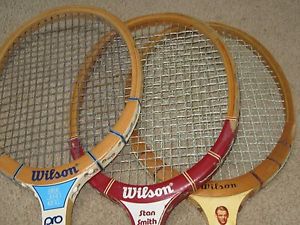 VINTAGE WILSON TENNIS RACQUETS KING/SMITH/KRAMER