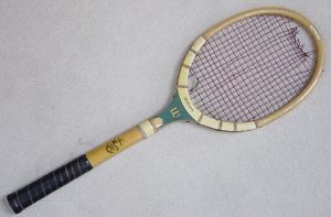 VINTAGE WILSON "ALICE MARBLE" PERSONAL MODEL WOOD TENNIS RACQUET