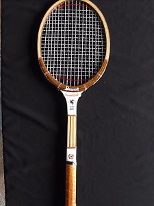 Vintage Bancroft Monte Carlo Wood Tennis Racquet - Bjorn Borg Model - NEAT!