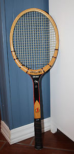 SPALDING KRO-BAT Tennis Racquet 4 5/8 Medium Fibre Welded Throat Made in Belgium