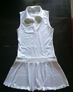 Martha McGuinness White Drop Waist Tennis Dress BNWT SZ XS $138