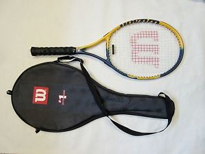 Wilson US Open Tennis Racquet 50-60 lbs 4 3/8 L3 w/ Case Nice!!!!