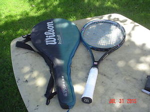 Wilson Pro Staff 6.0 Graphite Power Tennis Racquet 95 sq in 4 3/8 w Cover