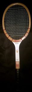 VINTAGE Wilson Wood Tennis Racquet Made USA  JACK KRAMER AUTOGRAPH RACKET