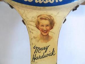 VTG Wooden Tennis Racket Racquet WILSON Mary Hardwick VALIANT w Wood Press