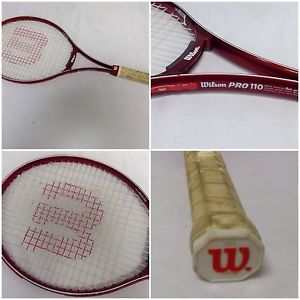 Wilson Pro 110 Tennis Racket Racquet High Beam Series Beta Gel Handle M4U