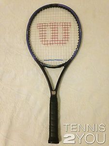 Wilson Graphite Quad 110 Tennis Racket- Grip 4 1/2