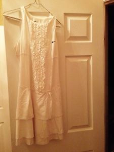 Nike Dryfit Tennis Dress Large Ruffle Front Maria Sharapova Wimbledon