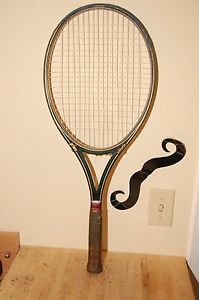 Vintage Rare Prince Woodie Tennis Racquet with Cover Grip 4 5/8