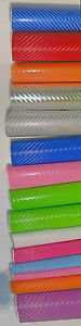 PACK DE VINILO EFECTO CARBONO 3D Y 4D - CALIDAD, DIVERSAS MEDIDAS Y COLORES