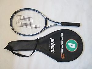 PRINCE FORCE 3 Ti ICE TENNIS RACQUET RACKET w/CASE NICE!!!!