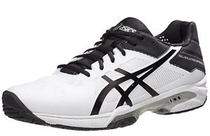 Asics Gel Solution Speed 3 White/Black/Silver Men's Shoes