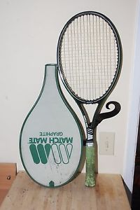 Match Mate Graphite Tennis Racquet w/Cover