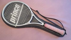PRINCE SPECTRUM COMP SERIES 110 TENNIS RACQUET CASE WHITE 4 3/8'' GRIP, used