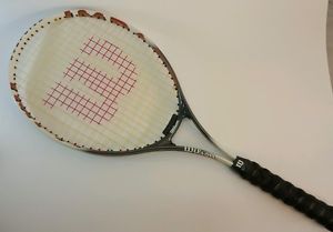 Wilson Impact Oversized Head Tennis Racket Racquet L3 4 /8 Soft shock Stretch