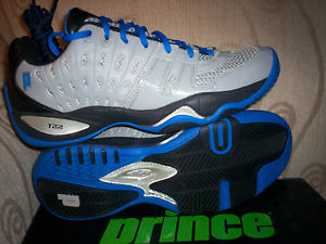 Prince Mens T22 Tennis Shoes Size 11.5 NIB Grey/Royal/Blk 8P984-064