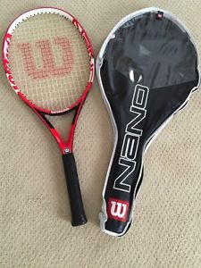 Wilson Nano Carbon Tennis Racquet And Cover