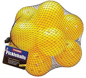 Tourna Outdoor Pickleballs 12 Pack