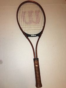 Vintage Wilson Ace Metal Tennis Racquet 4-1/2