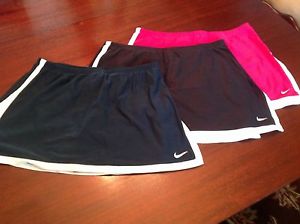 Lot of 3 Women's Nike Dri-Fit Tennis Running Border Skirts SZ M