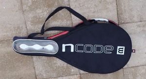 WILSON NCODE N5FORCE TENNIS RACKET #3 4-3/8" GRIP, NXT 16 STRNGS 58 TENS W/COVER