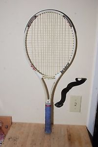 PRINCE TT TRIPLE THREAT TUNGSTEN WARRIOR OS OVERSIZE PAT RAFTER TENNIS RACKET