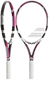New Babolat Drive Lite Tennis Racquet Strung with Babolat Exel and Cover racket