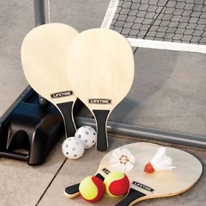 NEW Lifetime 90421 Pickleball, Badminton, & Quickstart Tennis Net Set