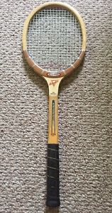 VINTAGE ALL PRO AUTOGRAPH - POWER STROKE WOOD TENNIS RACKET Nice Shape! ShipFAST