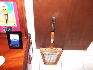 Wilson Ellsworth Vines Tennis Racket WOOD Racquet Wooden + Head Press Vtg 4 5/8