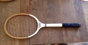VINTAGE MACGREGOR JUNIOR WOOD TENNIS RACQUET