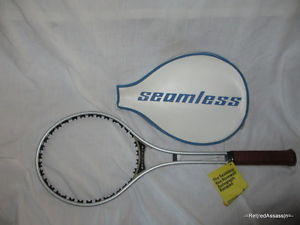VTG NEW Seamless Ken Rosewall Autograph 4 5/8" Tennis Racquet Racket + Cover