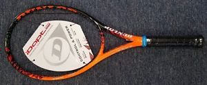 Dunlop iDapt 98 4 5/8" Tennis Racquet BRAND NEW Orange/Carbon 27" Firm Sleeve