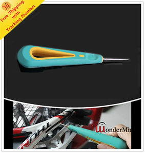 Grommet Grinder Drill Guiding Stringing Tool for Badminton Tennis Racquet (Awl)