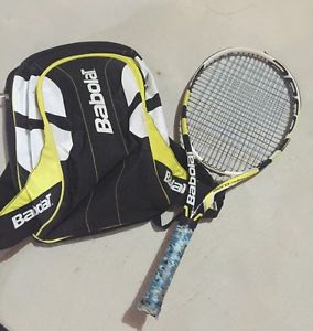 Babolat AeroPro GT 26 junior Tennis Racquet size 0 (4) Strung with Backpack