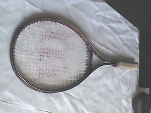 Wilson pro 95 high beam series tennis racquet  with case  the grip size 4 3/8